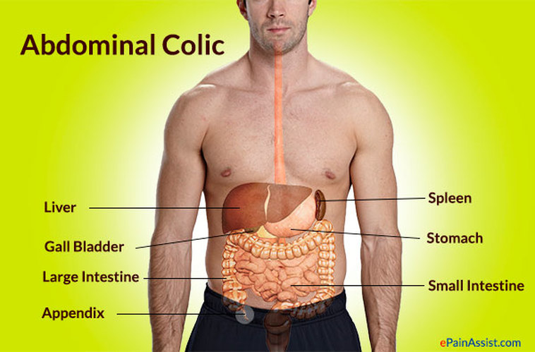 colicky stomach pain